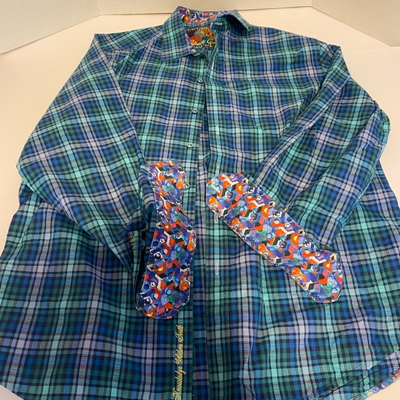 Robert Graham Multicolor Plaid Shirt - Picture 1 of 4